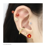 軟骨ピアス アクリルボール箔ホイルクリア綺麗うるつや感 ボディピアス | ボディピアス専門店凛RIN | 詳細画像4