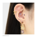 軟骨ピアス アクリルボール箔ホイルクリア綺麗うるつや感 ボディピアス | ボディピアス専門店凛RIN | 詳細画像5