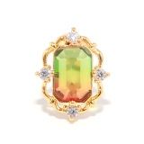 ゴールド/オレンジ | 軟骨ピアス グラデーション ジュエル | ボディピアス専門店凛RIN