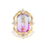 ゴールド/パープル | 軟骨ピアス グラデーション ジュエル | ボディピアス専門店凛RIN