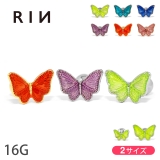 軟骨ピアス バタフライ かわいい | ボディピアス専門店凛RIN | 詳細画像1