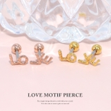 軟骨ピアス LOVE 文字サイン | ボディピアス専門店凛RIN | 詳細画像3 