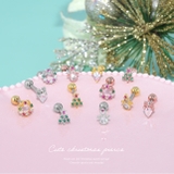 軟骨ピアス クリスマス冬雪だるま リースツリートナカイ動物 | ボディピアス専門店凛RIN | 詳細画像2 