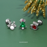 軟骨ピアス クリスマスジュエル ツリートナカイ靴下 | ボディピアス専門店凛RIN | 詳細画像3 
