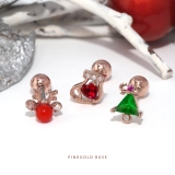 軟骨ピアス クリスマスジュエル ツリートナカイ靴下 | ボディピアス専門店凛RIN | 詳細画像5 