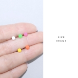 ボディピアスキャッチ ボールキャッチ16G18G 金属アレルギーアクリル | ボディピアス専門店凛RIN | 詳細画像12