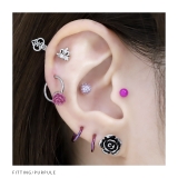 ボディピアスキャッチ ボールキャッチ16G18G 金属アレルギーアクリル | ボディピアス専門店凛RIN | 詳細画像8