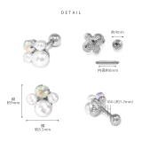 ビジューパール ボディピボディーピアス 凛軟骨ピアス | ボディピアス専門店凛RIN | 詳細画像8