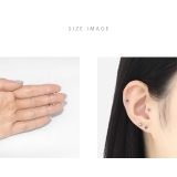 キャッチ 星スタージュエルキュービックジルコニア ボディピアス | ボディピアス専門店凛RIN | 詳細画像8 