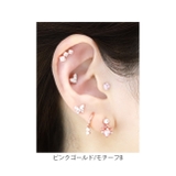 ボディピアス トリプルスクエアジュエルイヤーフィット 16G | ボディピアス専門店凛RIN | 詳細画像7 