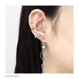 軟骨ピアス プチジュエル星ハートサークルキュービックジルコニア金アレ ボディピアス | ボディピアス専門店凛RIN | 詳細画像6