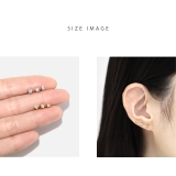 軟骨ピアス プチジュエル星ハートサークルキュービックジルコニア金アレ ボディピアス | ボディピアス専門店凛RIN | 詳細画像7