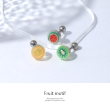 軟骨ピアス フルーツ果実オレンジキウイスイカカラフル ボディピアス | ボディピアス専門店凛RIN | 詳細画像2 