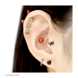 軟骨ピアス フルーツ果実オレンジキウイスイカカラフル ボディピアス | ボディピアス専門店凛RIN | 詳細画像5 