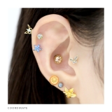 軟骨ピアス フルーツ果実オレンジキウイスイカカラフル ボディピアス | ボディピアス専門店凛RIN | 詳細画像6 