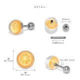 軟骨ピアス フルーツ果実オレンジキウイスイカカラフル ボディピアス | ボディピアス専門店凛RIN | 詳細画像9 