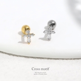 ボディピア 軟骨ピアス クロス十字架ジュエル | ボディピアス専門店凛RIN | 詳細画像2