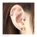 軟骨ピアス コウモリ蝙蝠こうもりクモスパイダーサソリ蠍 ハロウィン動物スタイリッ… | ボディピアス専門店凛RIN | 詳細画像5