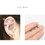 軟骨ピアス コウモリ蝙蝠こうもりクモスパイダーサソリ蠍 ハロウィン動物スタイリッ… | ボディピアス専門店凛RIN | 詳細画像8