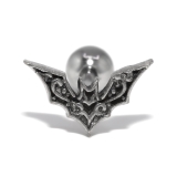 コウモリ | 軟骨ピアス コウモリ蝙蝠こうもりクモスパイダーサソリ蠍 ハロウィン動物スタイリッ… | ボディピアス専門店凛RIN