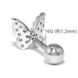 ボディピアス バタフライ 蝶 | ボディピアス専門店凛RIN | 詳細画像13 