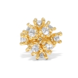 ゴールド | 軟骨ピアス ジュエルボールキュービックジルコニアきらきら ボディピアス | ボディピアス専門店凛RIN