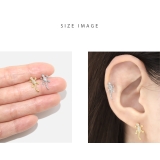 軟骨ピアス トカゲ蜥蜴リザード爬虫類個性派キラキラかっこいい ボディピアス | ボディピアス専門店凛RIN | 詳細画像6