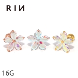 軟骨ピアス フラワー 花 | ボディピアス専門店凛RIN | 詳細画像1 