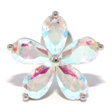 シルバー | 軟骨ピアス フラワー 花 | ボディピアス専門店凛RIN