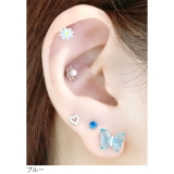 軟骨ピアス フラワー花マーガレット パステルストレートバーベル | ボディピアス専門店凛RIN | 詳細画像5 