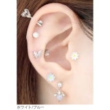 軟骨ピアス フラワー花マーガレット パステルストレートバーベル | ボディピアス専門店凛RIN | 詳細画像7 