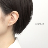 軟骨ピアス リーフ葉っぱイヤーフィット 植物キラキラキュービックジルコニア | ボディピアス専門店凛RIN | 詳細画像4 