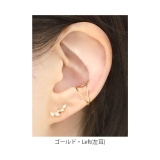 軟骨ピアス リーフ葉っぱイヤーフィット 植物キラキラキュービックジルコニア | ボディピアス専門店凛RIN | 詳細画像7 