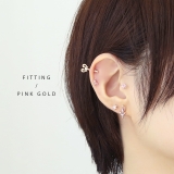 軟骨ピアス うさぎ万歳ウサギ 動物可愛いジュエルストレートバーベルボディピアス | ボディピアス専門店凛RIN | 詳細画像4