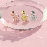 軟骨ピアス お花フラワー ジュエルキュービックジルコニア | ボディピアス専門店凛RIN | 詳細画像2 