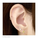 軟骨ピアス お花フラワー ジュエルキュービックジルコニア | ボディピアス専門店凛RIN | 詳細画像5 