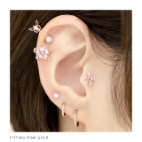 軟骨ピアス お花フラワー ジュエルキュービックジルコニア | ボディピアス専門店凛RIN | 詳細画像6 