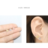 軟骨ピアス お花フラワー ジュエルキュービックジルコニア | ボディピアス専門店凛RIN | 詳細画像7 