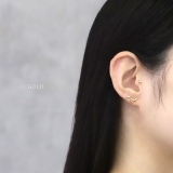 軟骨ピアス リボンりぼんバレエコアかわいいジュエルキュービックジルコニア ボディ… | ボディピアス専門店凛RIN | 詳細画像4 