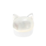 ホワイト | 軟骨ピアス 猫ネコ天然シェル螺鈿アニマル動物かわいい ボディピアス | ボディピアス専門店凛RIN