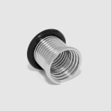 00G | ステンレスピアス シンプルオールステンレスシングルフレア拡張ホールメンズ ボディ… | ボディピアス専門店凛RIN