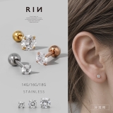 軟骨ピアス 一粒ジュエル選べるサイズ ボディピアス | ボディピアス専門店凛RIN | 詳細画像1 