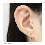 ピアス アルファベットイニシャルイングリッシュ英字文字かわいいクール アクセサリー | ボディピアス専門店凛RIN | 詳細画像11