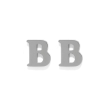 B | ピアス アルファベットイニシャルイングリッシュ英字文字かわいいクール アクセサリー | ボディピアス専門店凛RIN