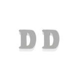 D | ピアス アルファベットイニシャルイングリッシュ英字文字かわいいクール アクセサリー | ボディピアス専門店凛RIN