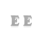 E | ピアス アルファベットイニシャルイングリッシュ英字文字かわいいクール アクセサリー | ボディピアス専門店凛RIN