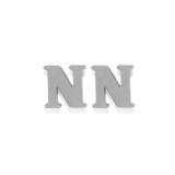 N | ピアス アルファベットイニシャルイングリッシュ英字文字かわいいクール アクセサリー | ボディピアス専門店凛RIN