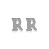 R | ピアス アルファベットイニシャルイングリッシュ英字文字かわいいクール アクセサリー | ボディピアス専門店凛RIN