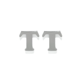 T | ピアス アルファベットイニシャルイングリッシュ英字文字かわいいクール アクセサリー | ボディピアス専門店凛RIN