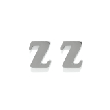 Z | ピアス アルファベットイニシャルイングリッシュ英字文字かわいいクール アクセサリー | ボディピアス専門店凛RIN